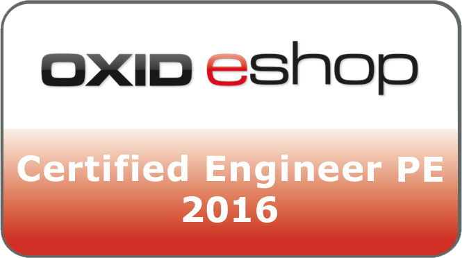 OXID Certified Engeneer PE